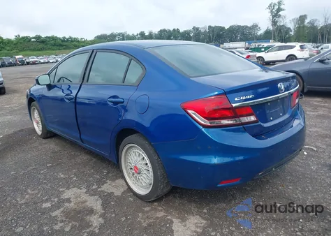 2014 Honda Civic Ex z USA, uszkodzony, nr VIN 19XFB2F8XEE055650